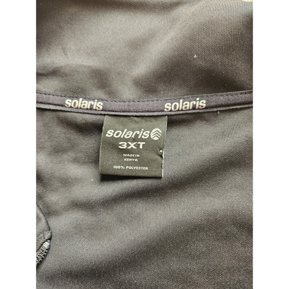 Solaris Men's Heavy Jacket Full Zip Black White Outdoor Casual, 3XT - Picture 6 of 8